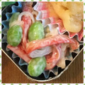 nakamucchi's cooksnap of when they made 枝豆とかにかまのわさびマヨ和え～お弁当.