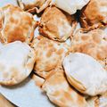 ヒデ12's cooksnap of when they made ノンフライヤー！餃子の皮で豚肉包み焼き.