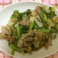 メイジももんじゃ's cooksnap of when they made 豚コマのエスニック野菜炒め.