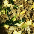 クックZ3Y36G☆'s cooksnap of when they made ＊とろ～り半熟卵の小松菜と豚肉炒め.