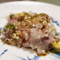 tomoki_xzj's cooksnap of when they made 鯵のなめろう風☆.