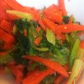 クック5N6VZL☆'s cooksnap of when they made めんつゆとお味噌でにんじん小松菜おひたし.