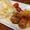 waimapuna's cooksnap of when they made 焼肉のたれで♪高野豆腐の豚バラ巻き.