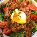 ドンチャック's cooksnap of when they made 温玉のっけサラダ☆ベーコンポン酢ドレ♪.