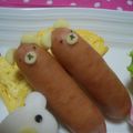 いちごゆか's cooksnap of when they made くまさんウインナぁ〜　＊キャラ弁＊.
