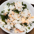 り～んごりんご's cooksnap of when they made 生からでも簡単磯香るほっこり鮭わかめご飯.