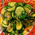 dめぐb's cooksnap of when they made ズッキーニとオクラの和風ツナサラダ.