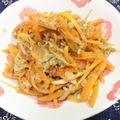 なおままえもん's cooksnap of when they made 人参のカレーきんぴら.