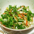 クックU8XZ6O☆'s cooksnap of when they made 豆苗とカニカマの和え物、チアシードかけ。.