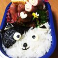 さぁひこうき♪'s cooksnap of when they made キャラ弁 ネコとお花.