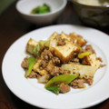 creo's cooksnap of when they made 厚揚とひき肉の豆鼓醬(トウチジャン)炒め.