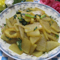 miyuki12's cooksnap of when they made ☆大根とわけぎとウインナのカレー炒め☆.