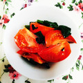 rosetorose's cooksnap of when they made トマトとほうれん草の中華サラダ.