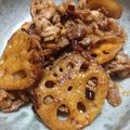 hiro003's cooksnap of when they made れんこんと豚バラ肉の味噌炒め.