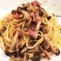 とまとだいすき〜☆'s cooksnap of when they made カフェランチ風スパゲッティ（ペペロンチーノ）.