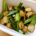 ｊｏｃｏｍｏｍｏｌａ's cooksnap of when they made ホタテと小松菜のオイスターソース炒め♪.