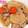 ❁Abake❁'s cooksnap of when they made 楽チンなのにしみてる大根〜.