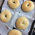 a0imama♡'s cooksnap of when they made 米粉パワー全開のもちもちベーグルパン✿.