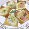 ネコかえる's cooksnap of when they made おつまみに♪焼売の皮で簡単ピザ.