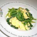 リビーﾏﾏ's cooksnap of when they made ホウレン草と卵の炒め物♪.