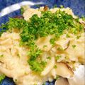 lapin22's cooksnap of when they made シェフに聞いたきのこリゾットv(￣∇￣).