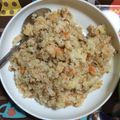 ymmy20's cooksnap of when they made 冷蔵庫救済！残り野菜とひき肉チャーハン.