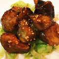 アカツキ55's cooksnap of when they made 茄子の甘酢炒め.