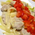 かざぴー's cooksnap of when they made 豚ヒレ肉のホワイトカレーソース♪.