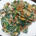 ひなたこやき's cooksnap of when they made 春菊、納豆と卵のからし炒め.
