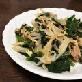 塩田ロシオ's cooksnap of when they made もやしほうれん草の和風ナムル.