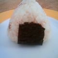 anpeechan's cooksnap of when they made 梅･おかか･チーズおにぎり.