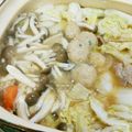ぴょん吉Cafe's cooksnap of when they made 隠し味はマヨネーズ♪きのこと鶏団子味噌鍋.