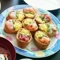 ゆんのの's cooksnap of when they made 簡単★サーモンのオープンいなり寿司.