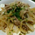 Sasakicks's cooksnap of when they made せせりと玉ねぎわさポン炒め.