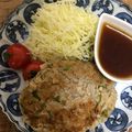 葉っぱ農園's cooksnap of when they made 里芋と蓮根のふわふわハンバーグ✿.