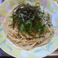 river36's cooksnap of when they made パパッと！キノコと水菜の和風パスタ.