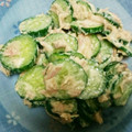 まめももちゃん's cooksnap of when they made 簡単きゅうりとツナのマヨサラダ.