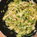 2015もっさん's cooksnap of when they made 朝食に　きゃべつの卵炒め.