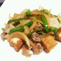 ton♪'s cooksnap of when they made 豚こまと厚揚げの甘辛煮♪.