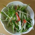 ❤ゆうちゃん❤'s cooksnap of when they made 水菜とカニカマのサラダ.