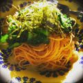 ooochakooo's cooksnap of when they made 小松菜と明太子（たらこ）のパスタ.