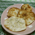 赤い電話's cooksnap of when they made ぎょうざの皮のマヨピザ.
