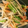 蒼☆鈴ママ's cooksnap of when they made 人参☆牛蒡☆いんげんの胡麻風味サラダ.