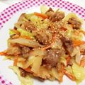 julyn☆✴︎'s cooksnap of when they made 豚とキャベツのゴマ味噌炒め.