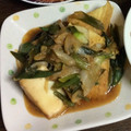 ひなぞう！'s cooksnap of when they made 葉たまねぎと厚揚げのみそ炒め.