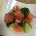 ななえ先生's cooksnap of when they made すぐ出せる♪トマトとキュウリのマリネ.