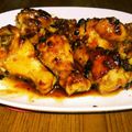 beko★'s cooksnap of when they made 手羽元と手羽先のニンニク照り焼き煮.