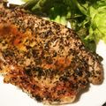 チョピちゃん's cooksnap of when they made ハーブ香る、豚肉の香草マリネ焼き.