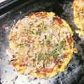 ミルキィ1206's cooksnap of when they made ふわっカリッ豆腐入りお好み焼き.