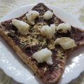 miyuki12's cooksnap of when they made あんきなこの餅トースト.
